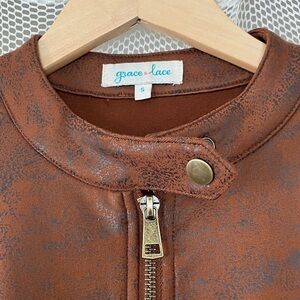 Grace & Lace Rust Brown Jacket